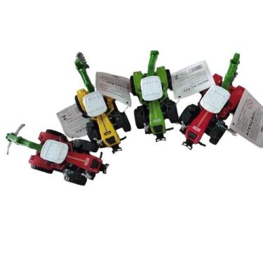 Imagem de Trator De Metal Farm Truck Fricção Com 4 Un  Miki Toy