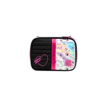 Imagem de Estojo Box Feminino Grande Rebecca BonBon Preto - Bagaggio, U, Preto