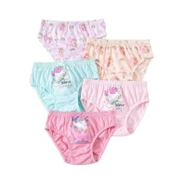 Imagem de Calcinhas De Algodão HelloKitty Para Meninas, Pacote Com 5, Calcinhas 