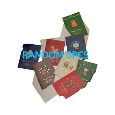 Imagem de Cartões De Natal Vintage Manuscritos, Cartões De Saudação Para a Véspe