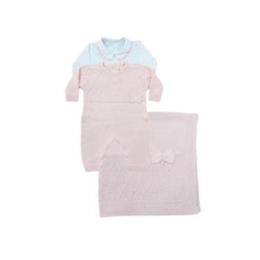 Imagem de Saída De Maternidade Menino em trico Ref MM206RS-Feminino