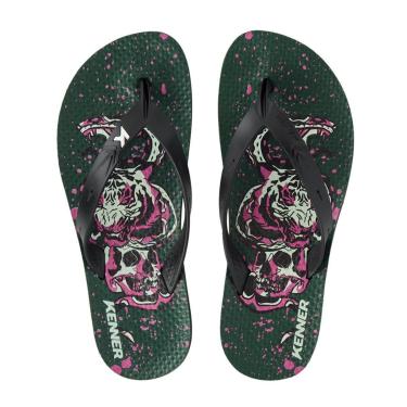 Imagem de Chinelo Kenner Summer Old School Cobra Caveira Tattoo Praia-Masculino