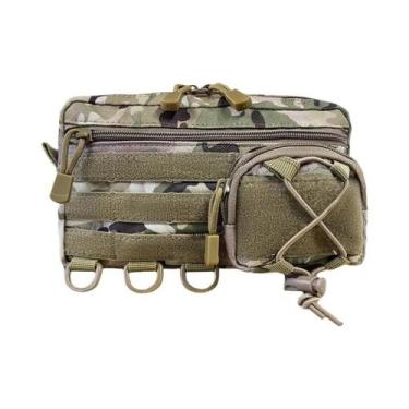 Imagem de Bolsa De Cintura Sistema Molle Para Armazenamento EDC Com Múltiplos Bo