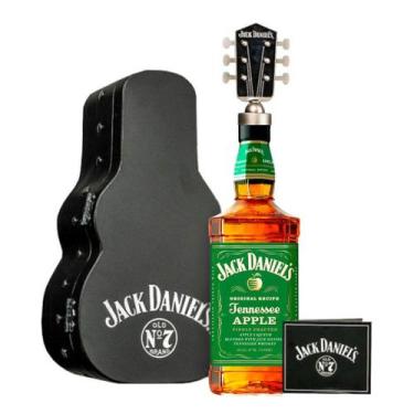 Imagem de Whisky Jack Daniels Apple Guitar Case Couro Ed Limitada 700ml