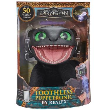 Imagem de Como Treinar Seu Dragao, Pelucia Interativa Banguela 30CM SUNNY