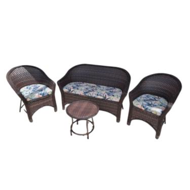 Imagem de Jogo Sofá Poltronas De Varanda Área Externa Fibra Sintética