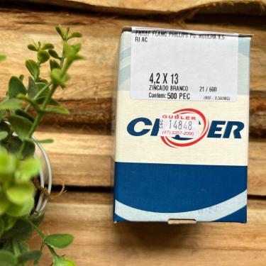 Imagem de Parafuso Flangeado Phillips Agulha - Ciser 4,2x13 - 500 Peças