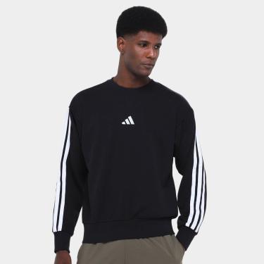 Imagem de Moletom Adidas 3 Listras Masculino-Masculino