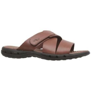 Imagem de Chinelo Masculino em Couro Itapuã 6302 Marrom-Masculino