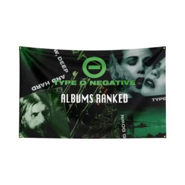 Imagem de Bandeira De Banda De Rock Pesado Em Poliéster Com Impressão Digital, A