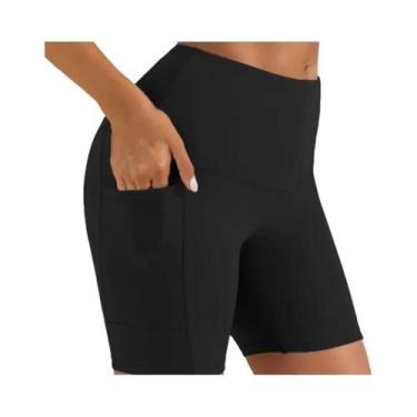 Imagem de Shorts De Verão plus Size De Cintura Alta Para Mulheres, Leggings Espo