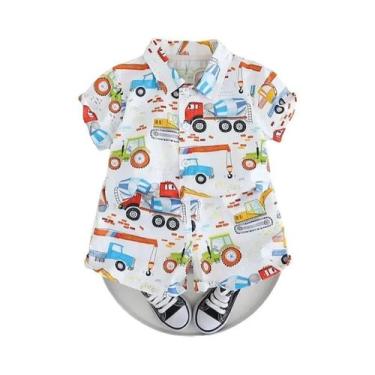 Imagem de Conjunto De Roupas Casuais De Verão Para Crianças, Camiseta Com Estamp