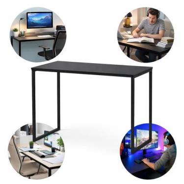 Imagem de Mesa Para Computador Escritorio Home Office Escrivaninha Reforçada Pé 