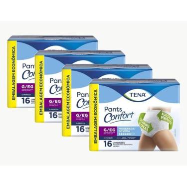 Imagem de Fralda Descartável Geriátrica/Adulto Tena Pants Confort Branco Tamanho