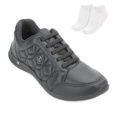 Imagem de Tênis Kolosh Casual e Meia KL24-C3185, Preto, 36