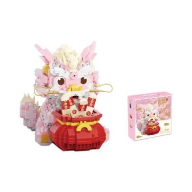 Imagem de Blocos De Montar De Micro Partículas Dança Do Leão Ano Do Dragão Decor