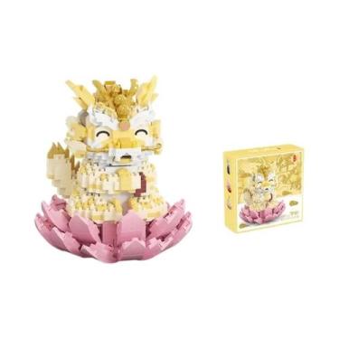 Imagem de Blocos De Montar De Micro Partículas Dança Do Leão Ano Do Dragão Decor