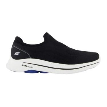 Imagem de Tênis Skechers Go Walk 8 Masculino, 41, Preto, Branco
