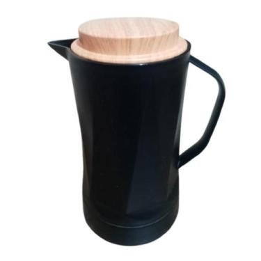 Imagem de Garrafa térmica de água Garrafa para cafe 1Litro Cor:Preto - Bela, Pre