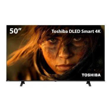 Imagem de Smart TV DLED 50 4K Toshiba VIDAA 3 HDMI 2 USB Wi-Fi, Preto
