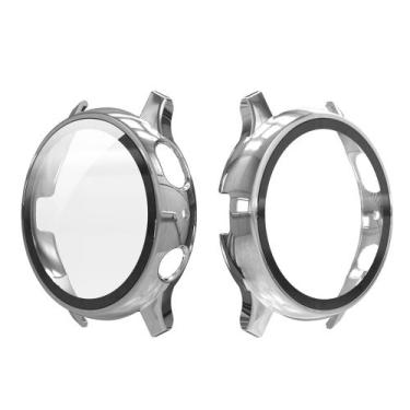 Imagem de Case Com Película De Vidro Para Galaxy Watch Active2 44mm Cor Prata - 