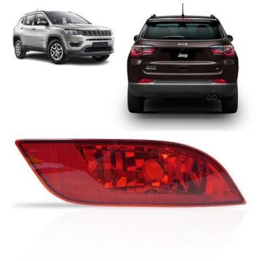 Imagem de Lanterna refletor jeep compass 2017 a 2021 parachoque traseiro lado di