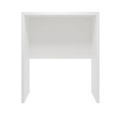 Imagem de Capa Para Frigobar Nicho Aparador Mdf Branco 53x48x45cm - BMS