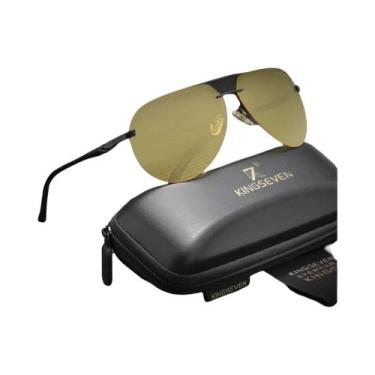 Imagem de Óculos De Sol Polarizados UV400 Para Homens KINGSEVEN, Armação Sem Aro