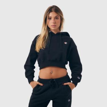 Imagem de Moletom cropped champion feminino logo c emb, GG