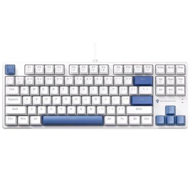 Imagem de Teclado Mecânico Gamer Machenike K500B-B87 RGB, Switch RED, Layout 80%, Usb-C, Abnt2-Un...