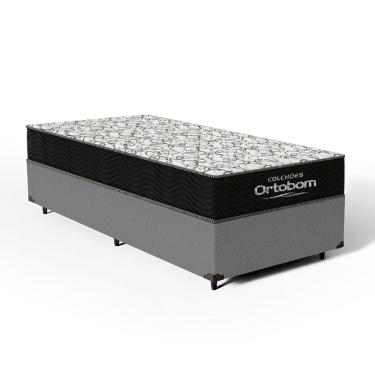 Imagem de Cama Box + Colchão - Espuma D45 Ortobom Airtech 150 Solteiro