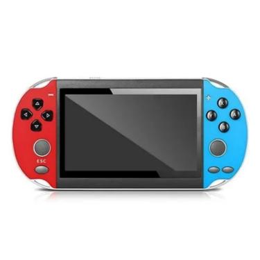 Imagem de Mini Game Portátil Retrô, Game Emulador, Azul E Vermelho