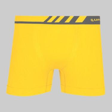 Imagem de Cueca Lupo Boxer Microfibra Sem Costura 00671, Amarelo, M