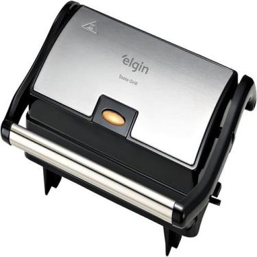 Imagem de Sanduicheira Elétrica Mini GRILL Taste GRILL 127V ELGIN, Preto, 110V