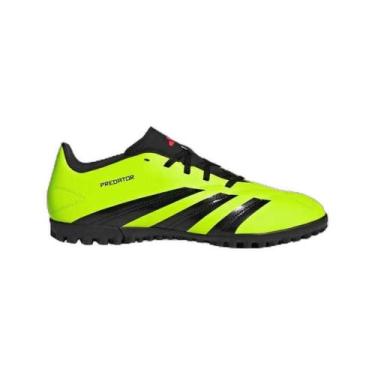 Imagem de Chuteira Adidas Society Predator Club Masculina - Verde e Preto, 39