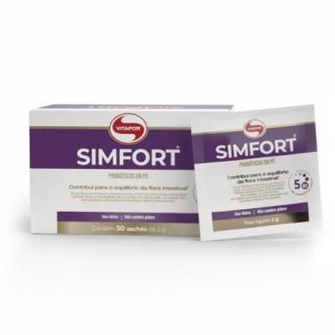Imagem de Probiótico Vitafor Simfort 30 sachês 2g com 5 cepas probióticas micror