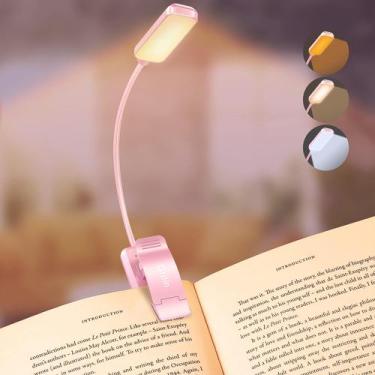 Imagem de Book Light Gritin 9 LED recarregável com 3 temperaturas de cor