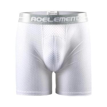 Imagem de Shorts Boxer Profissionais Masculinos Esportivos Antidesgaste De Perna