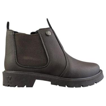 Imagem de Botina Coturno Infantil Menino Kidy Walk Original Conforto com Zíper L