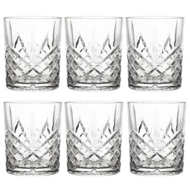 Imagem de Jogo C/ 6 Copos Baixos de Vidro Dublin Clear 320ml Bar Bebidas Drinks 
