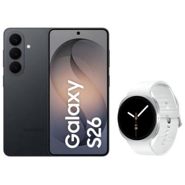 Imagem de Smartphone Samsung Galaxy S26 256GB Preto - 5G + Smartwatch Samsung Ga