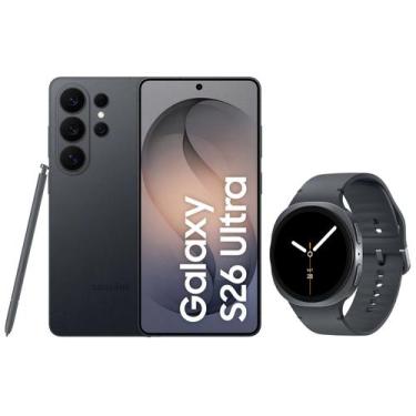 Imagem de Smartphone Samsung Galaxy S26 Ultra 256GB Preto - 5G + Smartwatch Sams