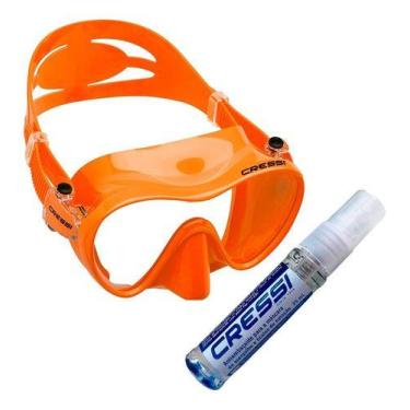 Imagem de Máscara De Mergulho Cressi Frameless - Cressi, Laranja, único