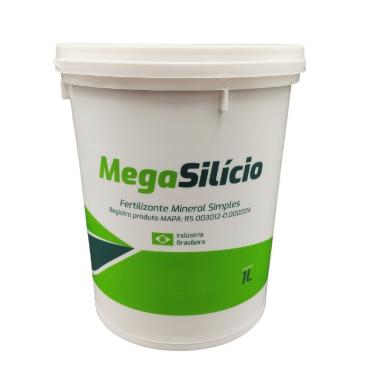 Imagem de Fertilizante Natural Líquido para Verduras Hortaliças Gramados e Plantas Ornamentais 1L Megasil