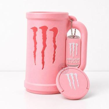 Imagem de Porta Lata Monster Com Tampa e Abridor Exclusivo para Energéticos - R2