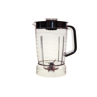 Imagem de Copo De Liqudificador Philco PLQ 1550 Turbo Cristal Tampa Preta Reforç