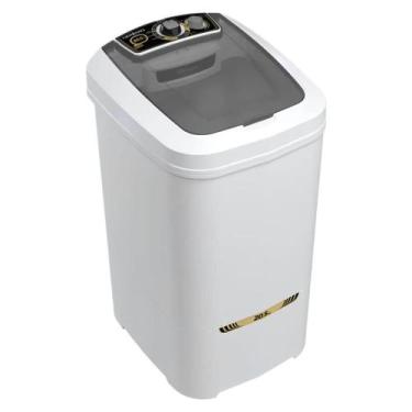 Imagem de Tanquinho Lavadora Semiautomática Newmaq 20,5kg Branco 127V com 9 Prog