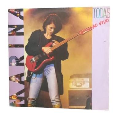 Imagem de Disco de Vinil  Marina Lima  Todas ao Vivo (1986) LP - Álbum Clássico 