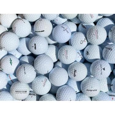 Imagem de Bolas de Golfe MULLIGAN 50 Sortidas Usadas em Estado Quase Novo Branca