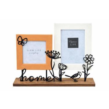 Imagem de Enfeite Decorativo Porta Retrato Home Jardim 31x25x7cm - Tuut